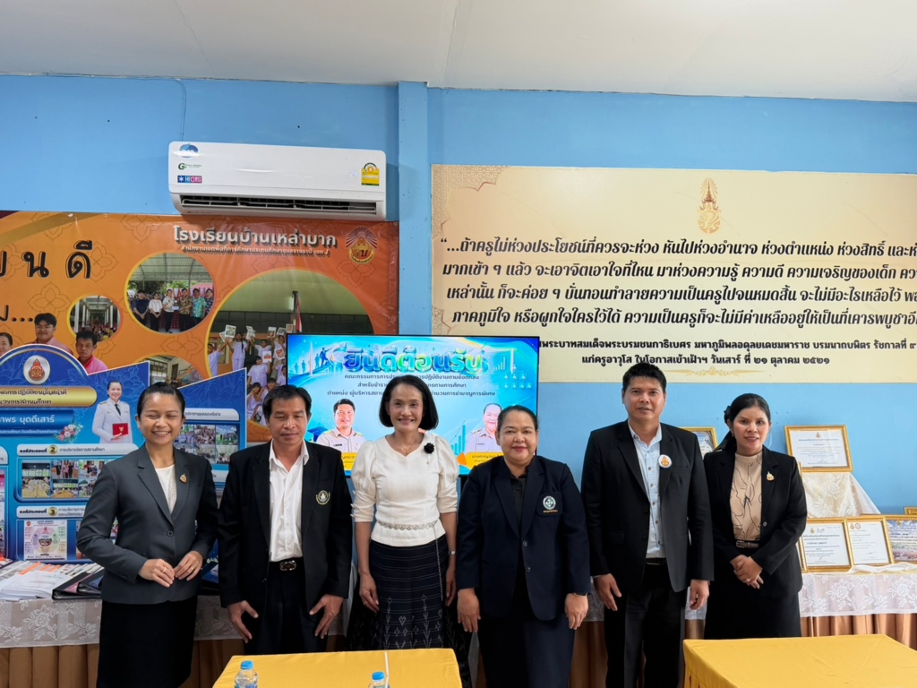 สพป.อุบลราชธานี เขต 1 ลงพื้นที่จัดเก็บข้อมูลการปฏิบัติงานของข้าราชการครูและบุคลากรทางการศึกษา สังกัด สพป.อุบลราชธานี เขต 1 ประจำปีงบประมาณ พ.ศ. 2569 ครั้งที่ 2 (1 เมษายน 2569 - 30 กันยายน 2569) ตำแหน่งผู้บริหารสถานศึกษา เครือข่ายสถานศึกษาที่ 17 (ม่วงสามสิบ 2)