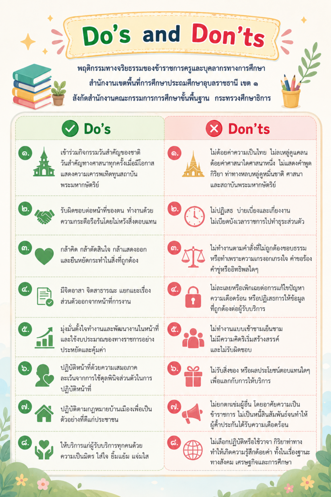 Do's And Don'ts